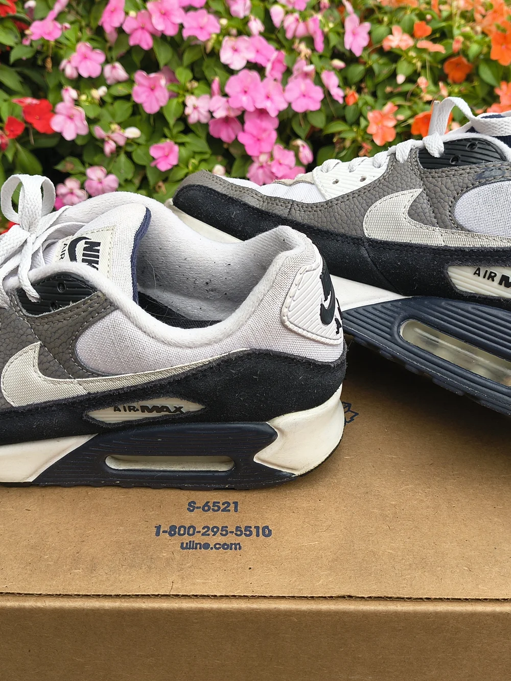 Nike Air Max Sneakers - Black, Gray & White